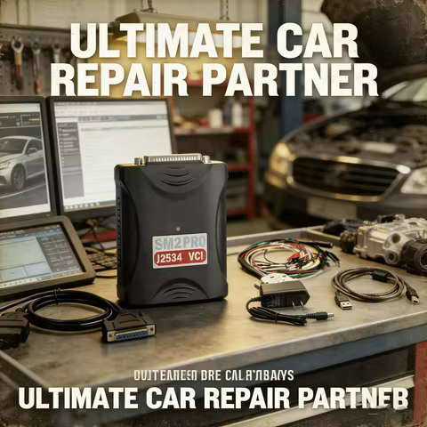 【Limited time offer】 J2534 pro + 22 Replacement SM2 Device 1.20 Pcmflash ECU Programmer Tool Desk Au