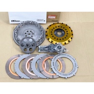 EVO 4 - 9 / 4G63 - OS GIKEN R3C TRIPLE Plate Clutch / PUSH / MITSUBISHI / CN9A / CP9A / CT9A
