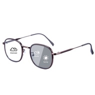 Cyxus anti-blue light photochromic glasses UV400 anti-ultraviolet glasses, change color after exposu