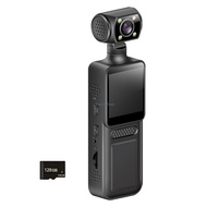 4K Action Camera 180 Degree Rotating Mini Portable Camera Sports Body Camera