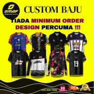 CUSTOM DESIGN SENDIRI JERSI SUBLIMATION MURAH [BAJU INDIVIDU,KELUARGA,RIDE]