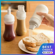 SILIKA✯Squeeze Condiment Bottle with Measuring Markings 46027 Nozzles Drizzle Bottle for Ketchup Sal
