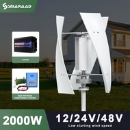 AVAE 2kw 2000w Vertical Wind Turbine Generator 12V 24V Magnetic Dynamo Free Energy Strong Power Ac 2