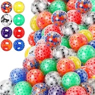 Poen 150 Pcs Stress Balls Squishy Stress Relief Balls Fidget Toys Adults Stress Toys Sensory Fidget Ball with Water Beads Colorful Squeeze Stretch Balls Anxiety Relief Calming Tool for ADHD Autism
