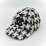 Chanel 香奈兒 千鳥格紋 織物 帽子 棒球帽