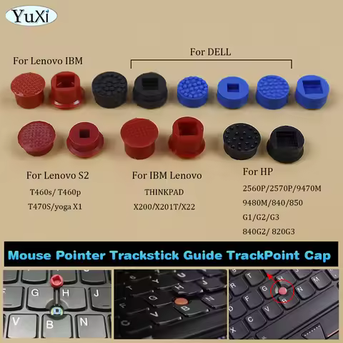 2Pcs Mouse Pointer Trackstick Guide TrackPoint Cap For ThinkPad Lenovo DELL HP Laptop Keyboard Point