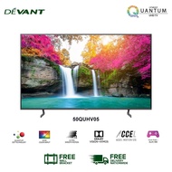 DEVANT 50QUHV05 50 inch Ultra HD (UHD) 4K Quantum Smart TV - Netflix, YouTube and FREE Soundbar