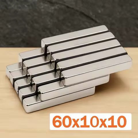 60x10x10mm Super Strong Magnet N35 Block Magnetic NdFeB Neodymium Magnet Powerful Disc imanes Refrig
