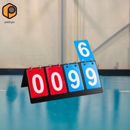 prettyia Sports Scoreboard 4 Digit Scorekeeper Score Tablep Score Number Score Board for Soccer Tenn