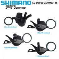 Shimano CUES U6000 Shifter 2S/10S/11S With/No Window Shifter Lever SL-U6000-L/SL-U6000-R Finger Dial