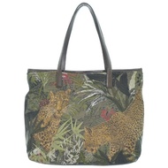 ETRO Tote Bag Purse beige Women black overall pattern green