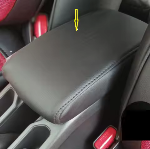 For Honda City 2015 2016 2017 2018 Customized Microfibre Leather Center Armrest Protective Cover Car