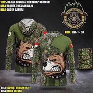 Produk Original Jersey Camo Custom Kerah Hoodie Hntf 189 / Kaos Hunting / Baju Perbakin / Baju Kamuf