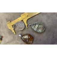 Garden quartz polished pendant