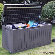 YICHANG Home Outdoor Storage Box Garden Yard Debris Storage Cabinet With Keyhole Dustproof Multi-Pur
