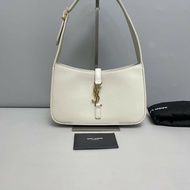 YSL聖羅蘭 灰白色全皮hobo腋下包 肩背包