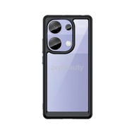 Vỏ cho Redmi Note 13 Pro cộng với 5g 2024 trường hợp rõ ràng đầy màu sắc bo góc Silicone bìa cho not