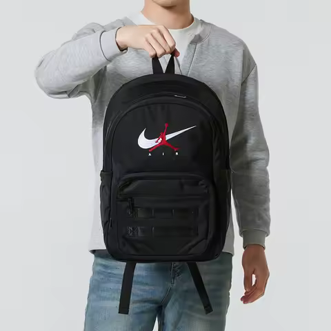 Jordan 21L Outdoor Sports and Leisure Simple Portable Large-Capacity Backpack Medium Size Unisex Cou