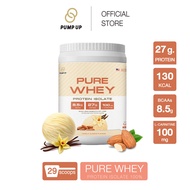 โปรตีน เวย์โปรตีน Whey Protein Isolate 100 % PUMP UP สร้างกล้ามเนื้อ ลดไขมัน ลดน้ำหนัก รส วานิลลา อั