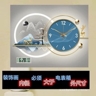 K-88/ 【Perpetual calendar】Meter Box Decorative Painting with Clock Punch-Free Shielding Distribution Box Decorative Pain