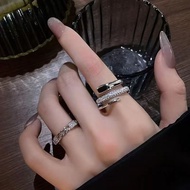 Laziel - Silver Simple RingRing Modern Aesthetic AdjustableWanita By Ohellow.Studio [C1-5]