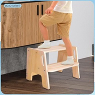 [mojotorw7] 2-step Stool for Children, Wood, Potty Training Stool for Children's Rooms,