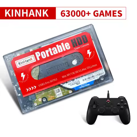 2TB HDD 2.5 External Game Hard Drive Disk 63000+ Games For PS2/PS3/PS1/Sega Saturn/Wii/DC/Wiiu For P