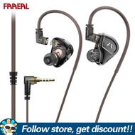 FAAEAL Lafitear LM2 Earphone 1DD Dynamic Wired In Ear Earphones HiFi Bass Monitor IEM Headphone Nois