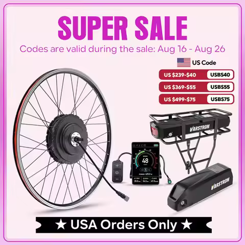 [US Stock] Bafang G020 48V 500W G0900 48V 750W Rear Hub Motor 135-142mm 20/26/27.5/700C