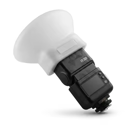 Mcoplus AK-R20L Silicone Flash Diffuser for Godox IT32 TT350 V350 V480 Flash Speedlight Photography