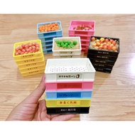 Miniature Plastic Crate Food Transport/Piece