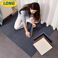 LONNGZHUAN Carpet Floor Tiles Sticker, Self Adhesive Anti Slip Rug Carpet Tiles, DIY Square Soft 40x