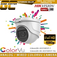 ■♈♧Hikvision CCTV Camera ColorVu 2MP Fixed Dome Camera Analog Cctv camera / cctv Camera /Water proof