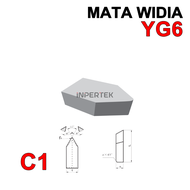 Mata Widia C122 YG6 Pahat Cemented Tip C 122 YG 6 Bubut Carbide