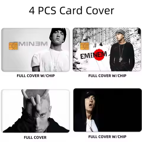 Hop Rapper Eminem Film Skin Sticker Tape For Bank Credit Debit Card Personalized Credit Card Protect
