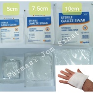 Kain Kasa Balut Luka Steril Gauze Swab 5's