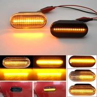 belook ไฟเลี้ยว LED แบบไดนามิก 2 ชิ้น สำหรับไฟมาร์คเกอร์ด้านข้าง สำหรับ Leon Octavia Ibiza 6L Cordob