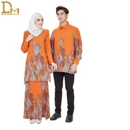 DESA MURNI BATIK  Batik Sedondon Kurung Alana Cutting A & Kemeja Dm Slim Fit  Crepe XS- 5Xl H7