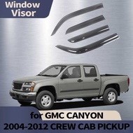 Suitable for GMC CANYON 24-2012 CREW CAB Rain Block Side Window Deflector Rain Eyebrow Thickening