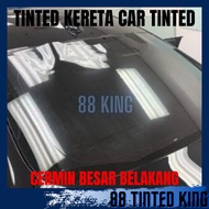 UNIVERSAL Tinted Kereta UV Hitam Cermin Besar Belakang / Car Tinted Black UV Rear Windshield Windscreen