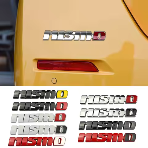 Car Front Grille Emblem Auto Trunk Badge Sticker for Nissan Nismo X-Trail Nismo Qashqai J11 Micra Ti