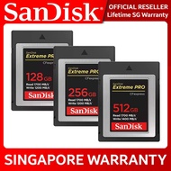 Sandisk Extreme PRO CFexpress Memory Card 128GB 256GB 512GB CFE SANDISK.SG