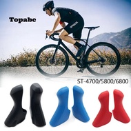 TOPABCS 1 pair Bracket Hoods, Silicone Road Bike Bracket Covers,   Shifters Protective Hoods for ST-