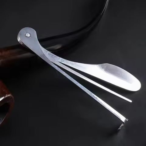 3in 1 multifunction tool for smoking knife, wooden pipe, tobacco, clean accessory