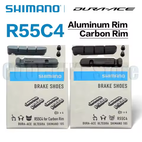 Shimano Dura-ace Ultegra 105 R55C4 Aluminum Rim Carbon Rim Bike Cartridge Brake Shoes Shimano Genuin