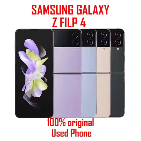 Samsung Galaxy Z Flip4 Z Flip 4 5G F721U1 F721B F721N 6.7" 8GB 128/256/512GB ROM Snapdragon Foldable
