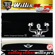 Cheap Car Window Stickers Fitness Gym 7