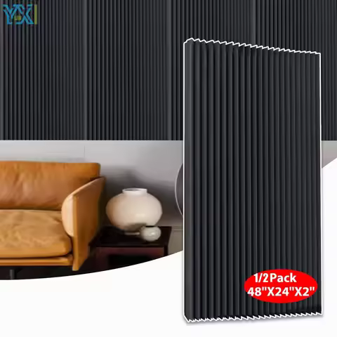 YUNXI Large Size 60x120x5cm Wedge Tiles Acoustic Foam High Density Studio Sound Absorption Noise Ins