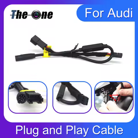 Plug and Play Rain Sensor Power Cable Car DVR Dash Cam for Audi A3 A4 A5 A6 A7 A8 Q2 Q3 Q5 Q7 Q8 S3 