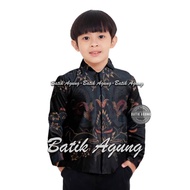 Kemeja Batik Anak Lengan Panjang Usia 1-13 Tahun Kemeja Batik Anak Laki Laki Terbaru Kemeja Batik An